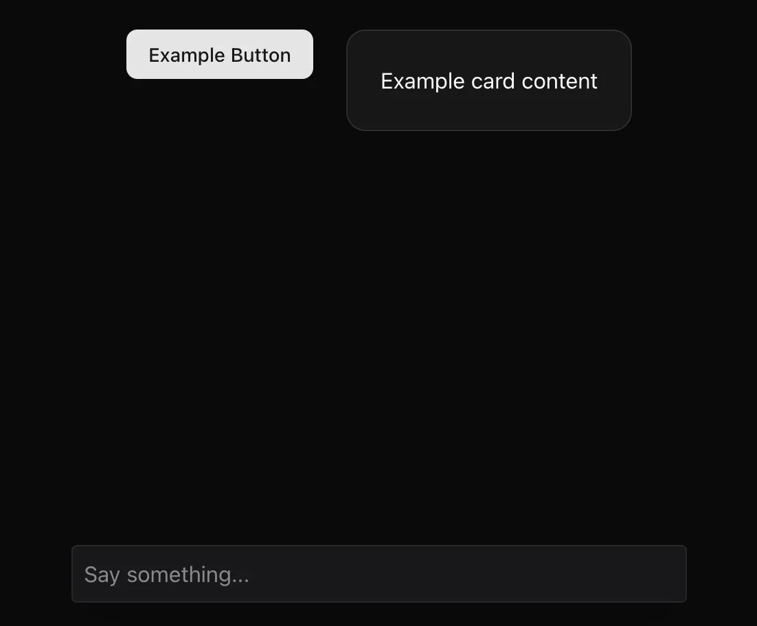 chat with highlightable elements